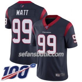Houston Texans Tröjor J.J. Watt 99 Nike Navy Blå 100th - Herr